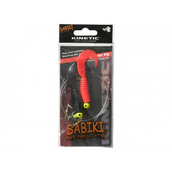 Sabiki Loaded Twister UV Rig - Orange/Black 0,40mm