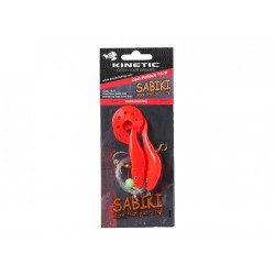 Kinetic Sabiki Shad Tail UV Feather Rig Red