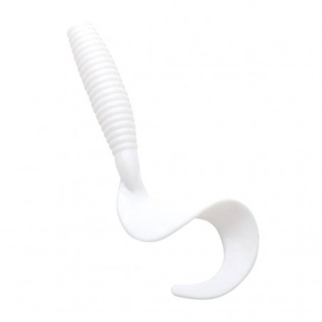 Curly-Tail Jig 5pk - White