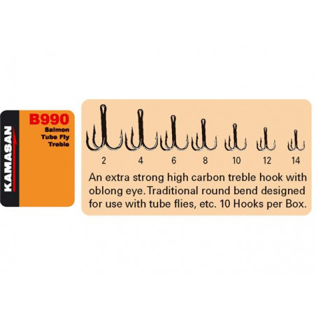 Kamasan B990 Salmon Tube Flies