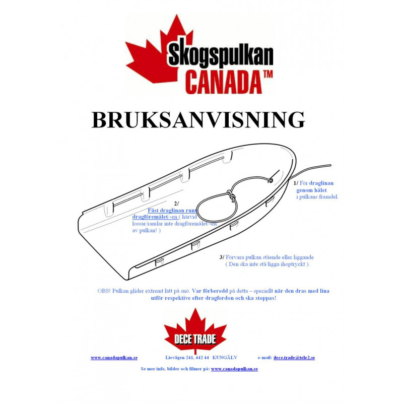 Canada Pulken - Kløvviltpulk