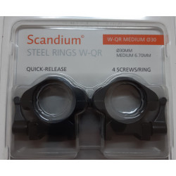 Scandium Steel Rings W-QR 30mm