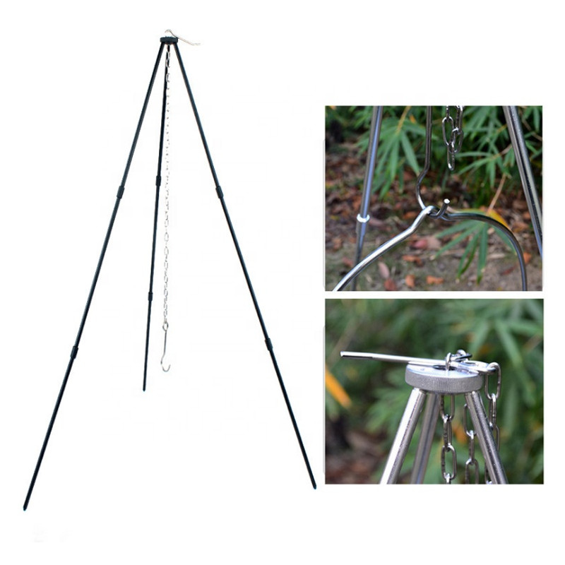 Bålstativ Tripod Sammenleggbart