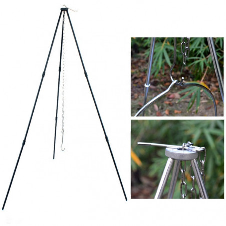 Bålstativ Tripod Sammenleggbart