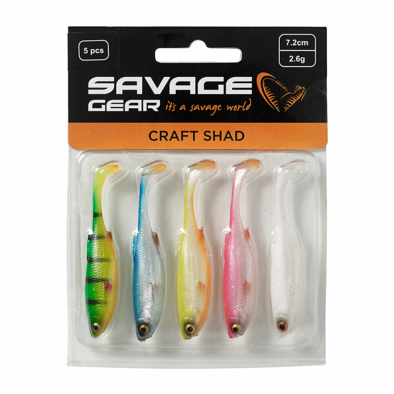 SG Craft Shad Dark Water Mix 5pk