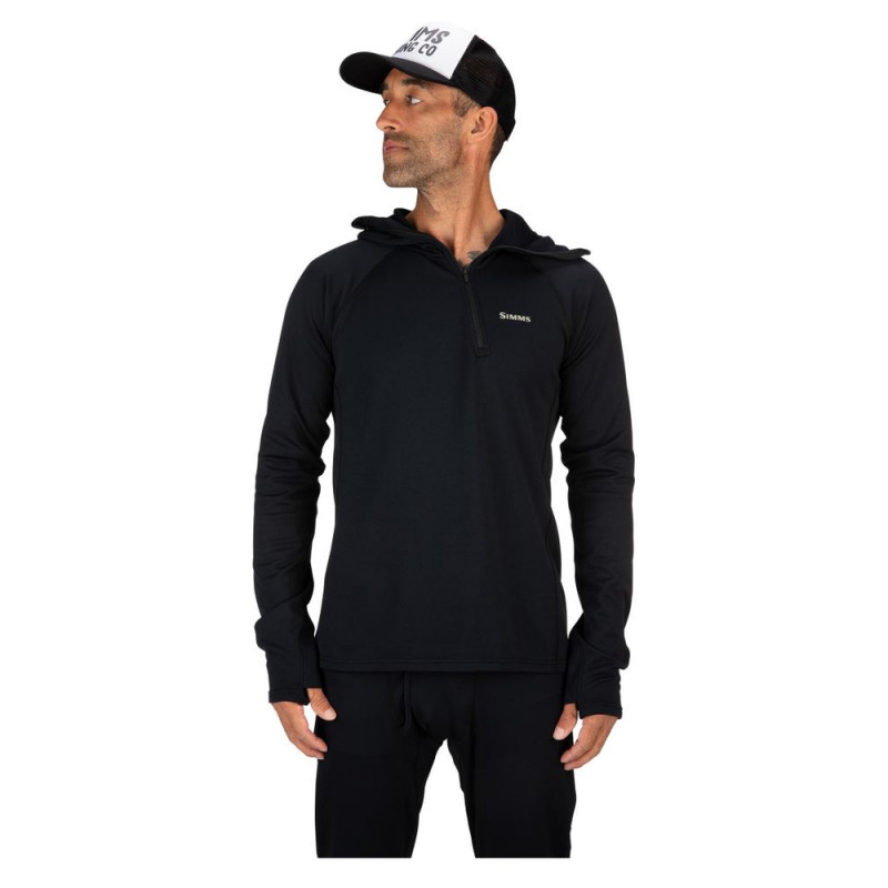 Simms Heavyweight Baselayer Hoody Black