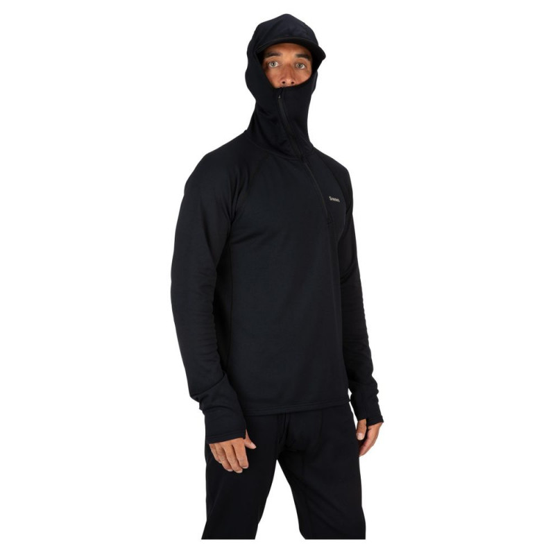 Simms Heavyweight Baselayer Hoody Black