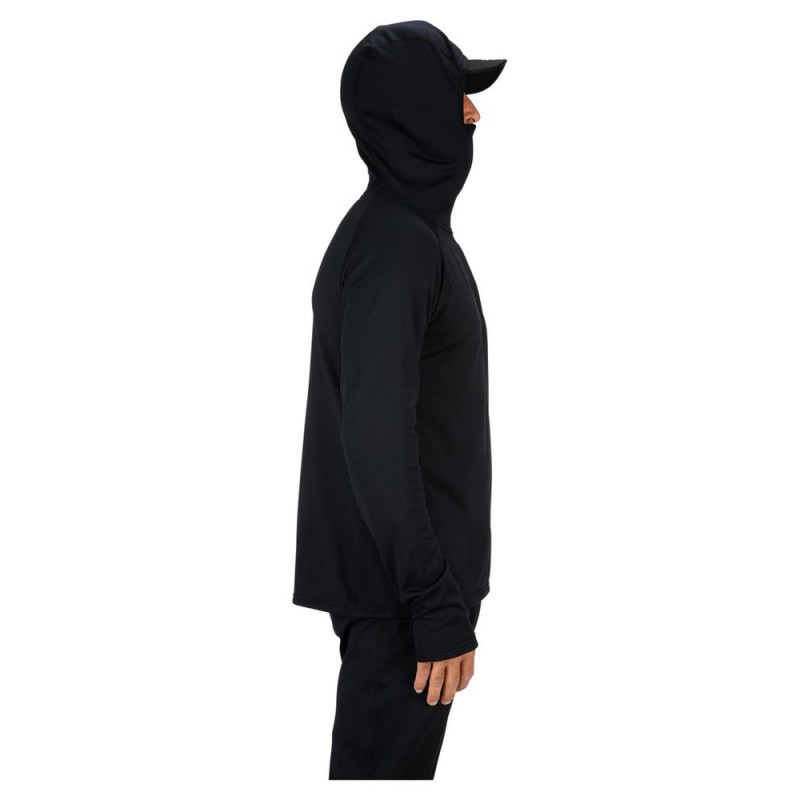 Simms Heavyweight Baselayer Hoody Black
