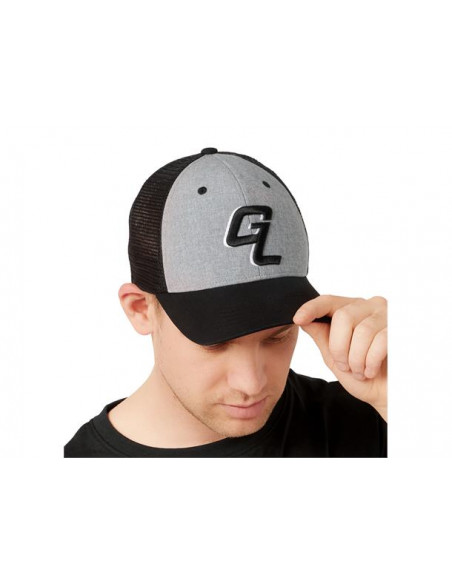 GL Logo Trucker Cap - Heather Grey/Black