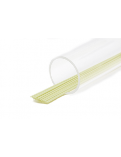 Plastic tube 1,8mm 5-pack Yellow Fluo