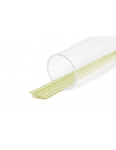 Plastic tube 1,8mm 5-pack Yellow Fluo