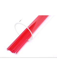 Plastic tube 1,8mm 5-pack Red