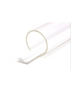 Plastic tube 3,0mm 5-pack White