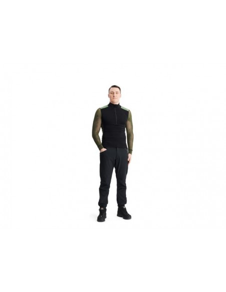 WoolNet Hybrid Mockneck Ms JB/ON/Dill