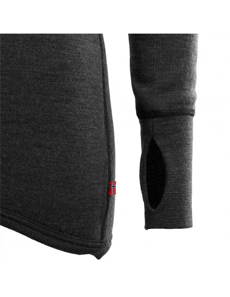 DoubleWool polo Ws Marengo/Jet Black