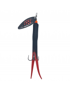 Salmon Tube Spinner Black/Red