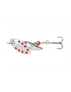 Sticklebait Spinner Dirty Silver Red