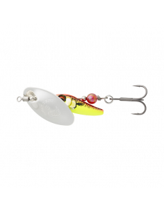 Sticklebait Spinner Red Yellow