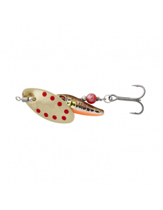 Sticklebait Spinner Gold Red