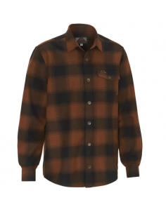 Swedteam Lynx Wool Shirt Dark Orange