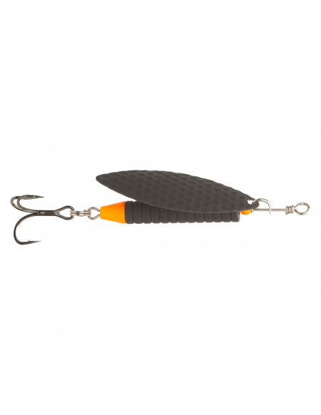 Søvik Atlantic Salmon Spinner Black/UV Orange Tail