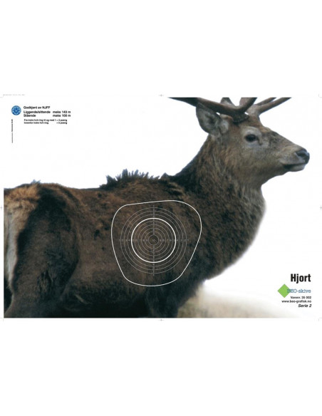 Beo Skive Hjort 100x70cm