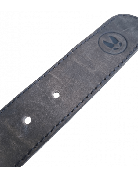 Duke lærbelte semsket skinn