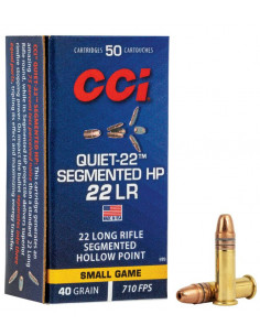 CCI 22LR Segmented Quiet HP 40grs.