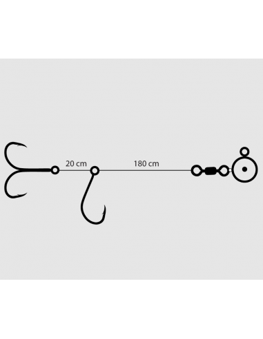Søvik Natural Bait 016 Halibut Rig 400g