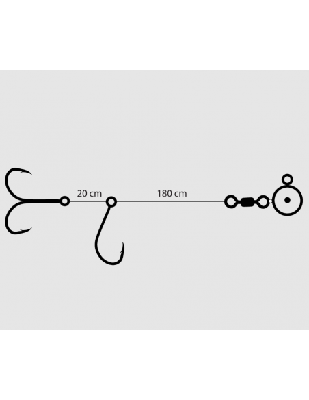 Søvik Natural Bait 016 Halibut Rig 400g
