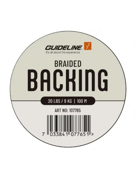 GL Braided Backing 20lbs/9kg / 100m Fl. Yellow