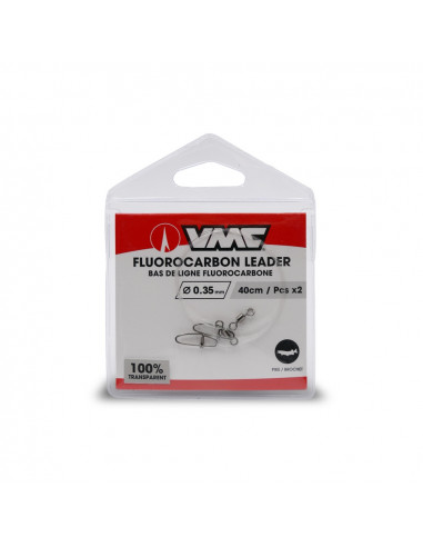 VMC Fluoro Leader 0,30mm 60cm 2pk