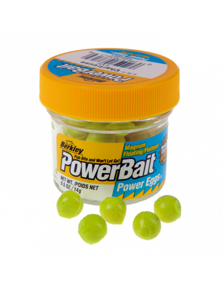 PowerBait Eggs Floating Magnum, Chartreuse