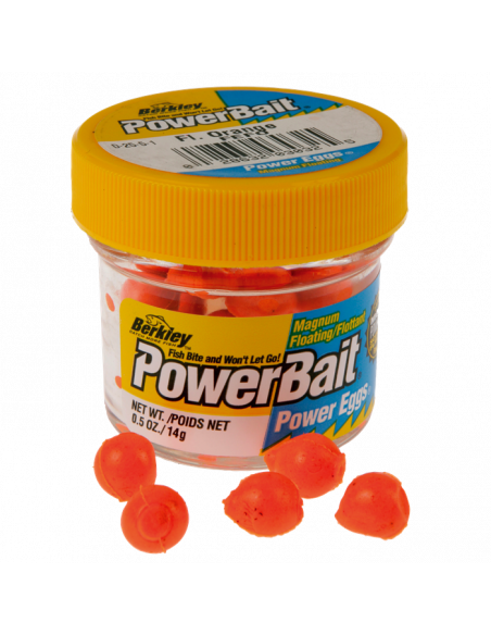 PowerBait Eggs Floating Magnum, Fl. Orange