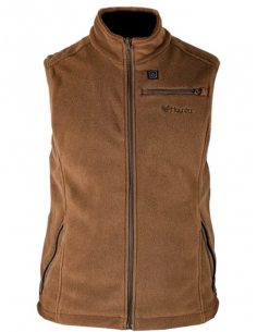 Haunter Heat Fleece Vest Forest Brown