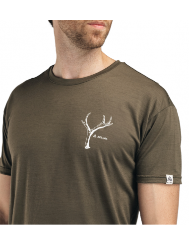Aclima LightWool Classic Tee Antler Tarmac