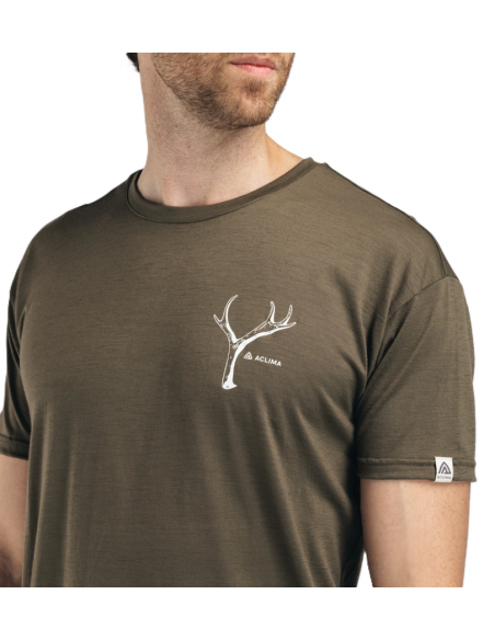 Aclima LightWool Classic Tee Antler Tarmac