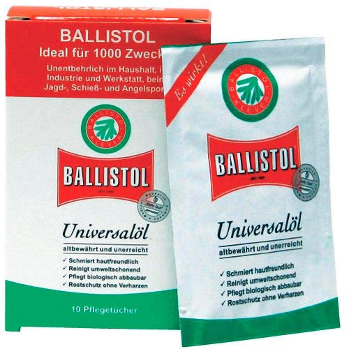 Ballistol Oljeserviett 10-pk