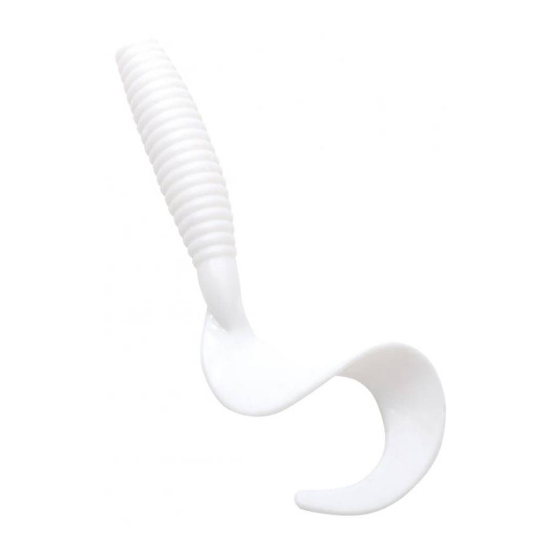 Curly-Tail Jig 5pk - White