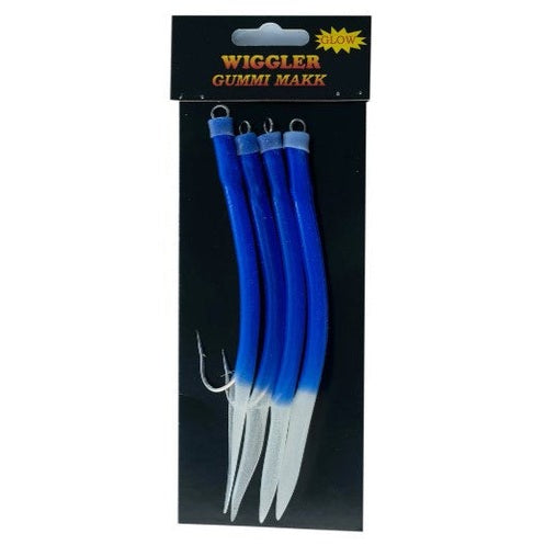 Wiggler Gummimakk Blå Glow