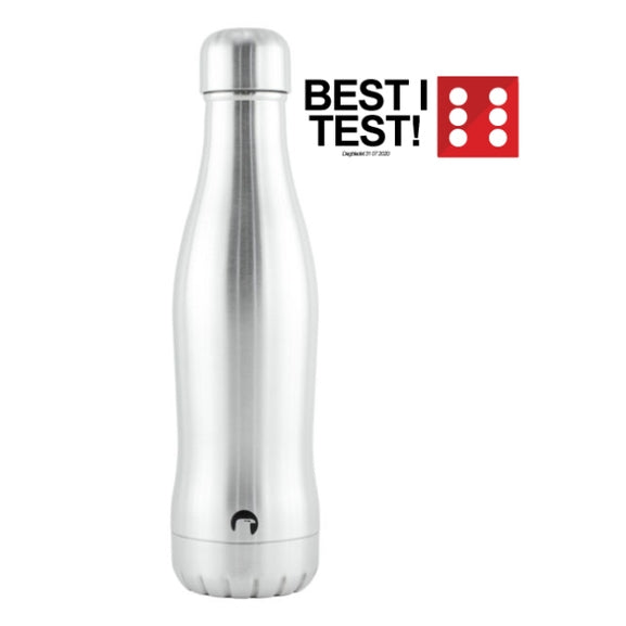 Curve Bottle - Stål/Sølv