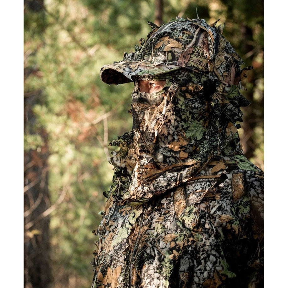 Løv Camo Cap m/ansiktsmaske