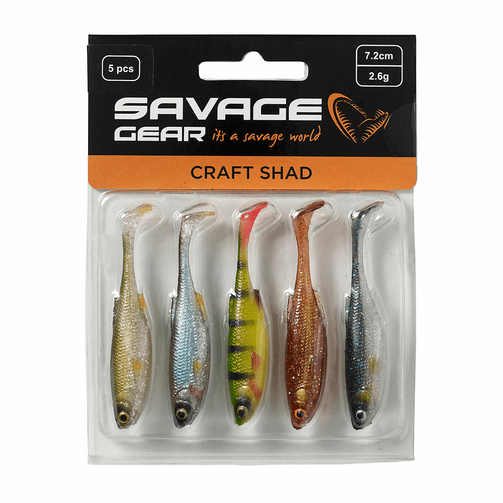SG Craft Shad Clear Water Mix 5pk