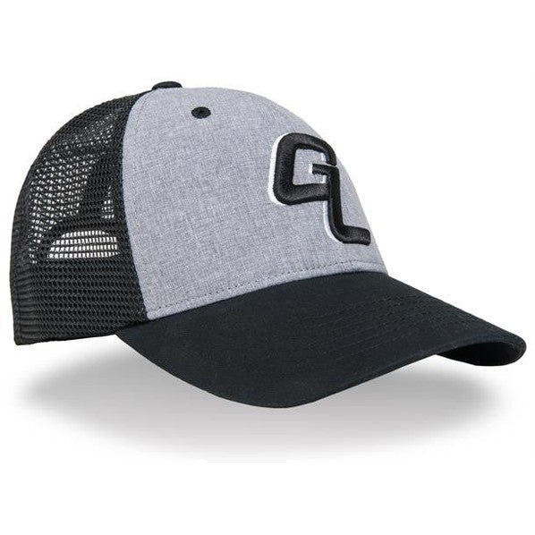 GL Logo Trucker Cap - Heather Grey/Black