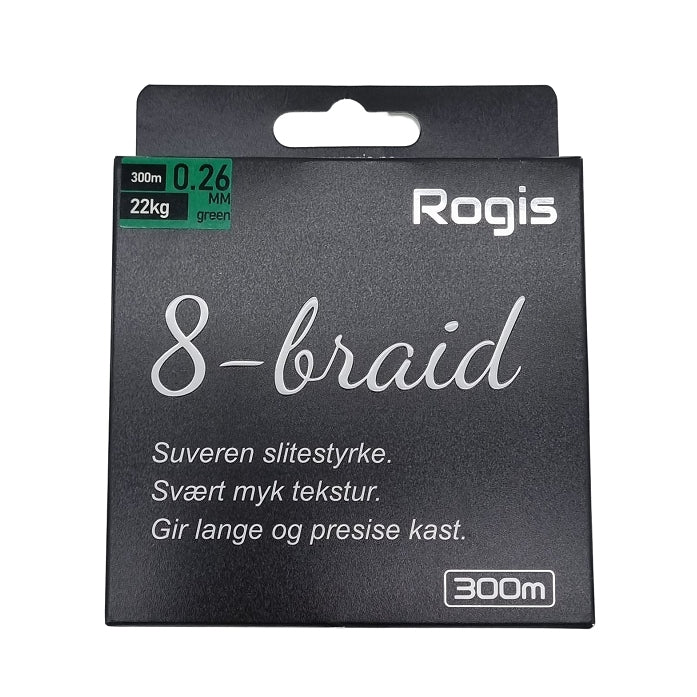 Rogis 8 Braid 300m  Army Green