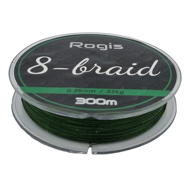Rogis 8 Braid 300m  Army Green