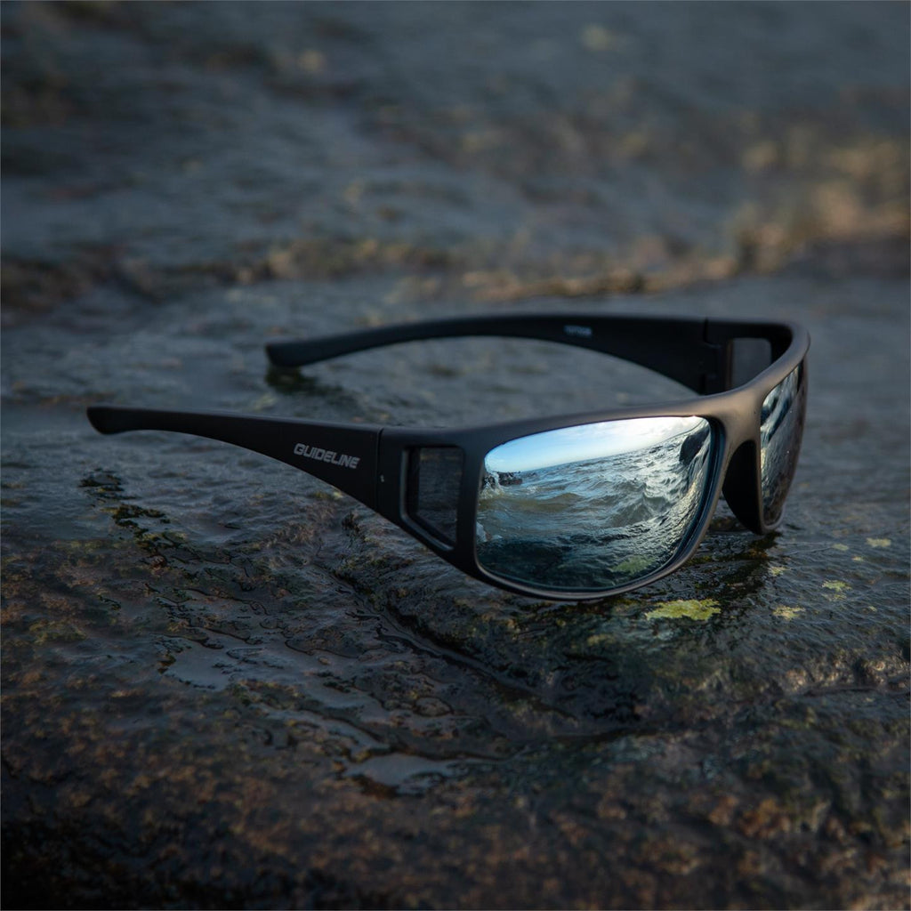 Tactical Sunglasses-Grey Lens Silver Mirror
