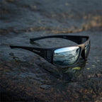 Tactical Sunglasses-Grey Lens Silver Mirror
