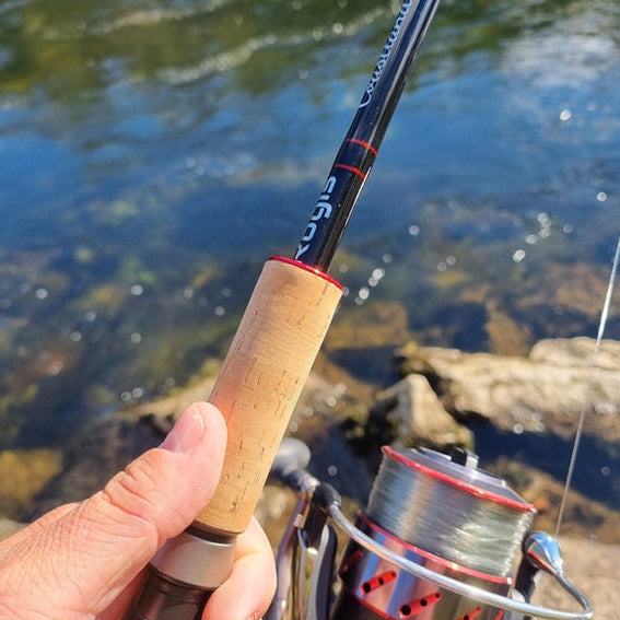 Ferdig ørret stangsett med snelle, sene og 2 sluker