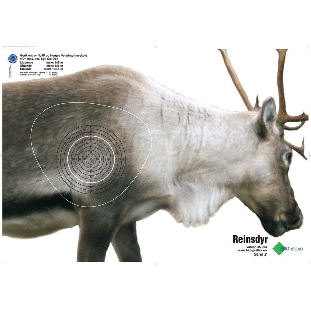 Beo Skive Reinsdyr 100x70cm